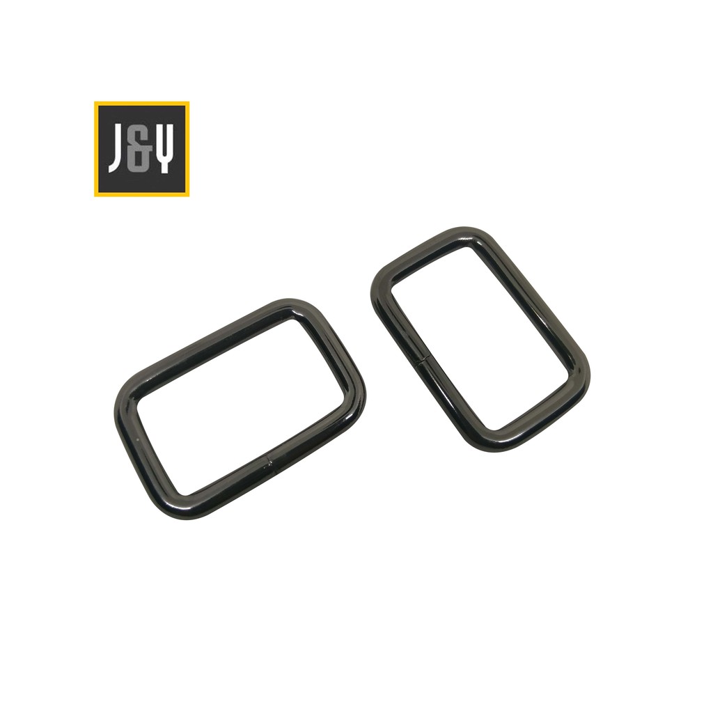 RING KOTAK TAS 3.0 CM TEBAL BLACK NIKEL