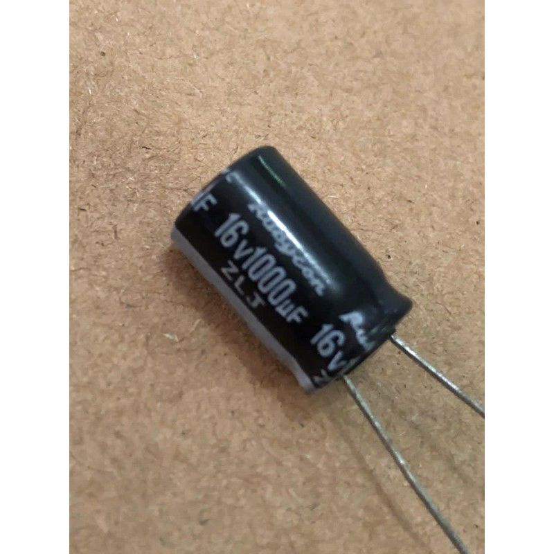 100Pcs Capacitor Elco 1000uf 16v Kapasitor Elko 1000uf 16v