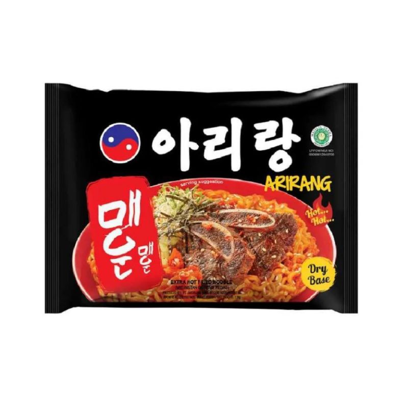 

ARIRANG EXTRA HOT FRIED NOODLE 130GR/PCS