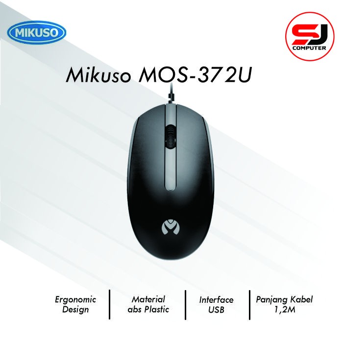 Mouse Optical Mikuso MOS-372U Kabel Usb