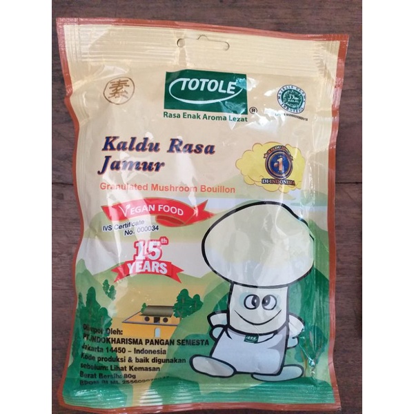 

Totole Kaldu Jamur 80 gr