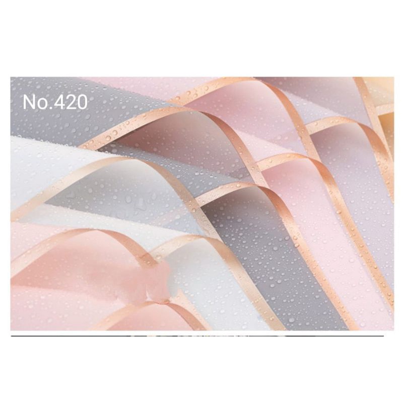 

kertas buket cellophane/list gold 20 lembar