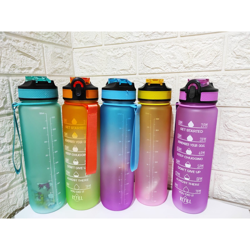 Tempat Minum / Botol Minum Pelangi / Botol Minum Rainbow 915 NAGITA 1000 ML