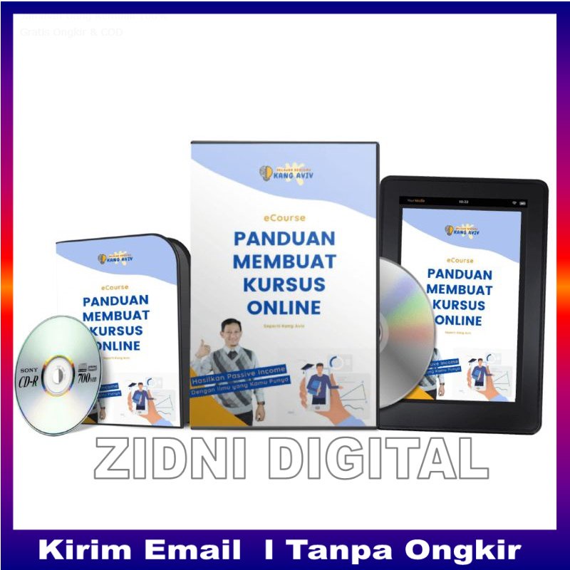 KURSUS : Panduan MEMBUAT KURSUS ONLINE PASSIVE INCOME DIGITAL MARKETING ONLINE ZIDNIDIGITALOFFICIAL
