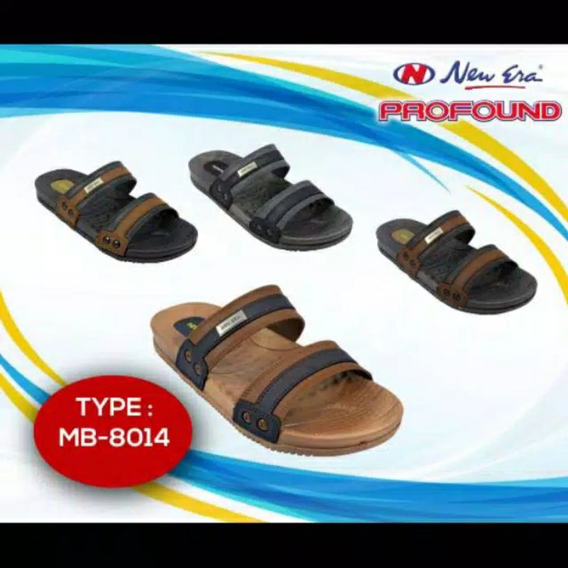 Sandal Selop Pria New Era MB 8014 - Sandal Selop Pria Karet - Sandal Selop Pria Tahan Air