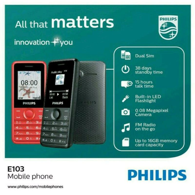 hp philips xenium e103