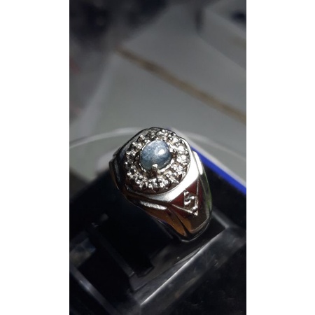 Natural Blue Saphire Star