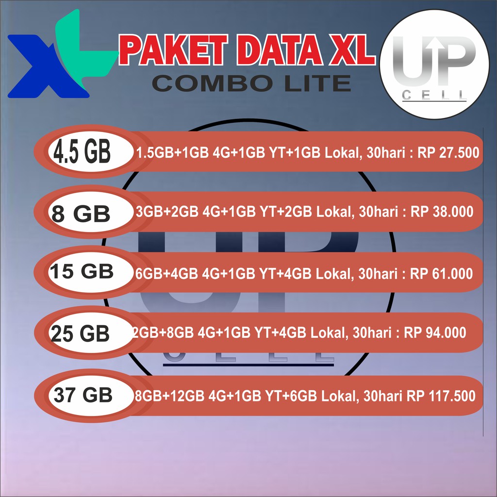 PAKET DATA iNTERNET XL XTRA COMBO LITE MURAH