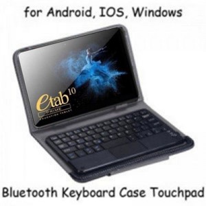 Keyboard Removable Touchpad Case Casing Cover Evercoss ETab Tab Tablet Android 10 Inch Prime X9