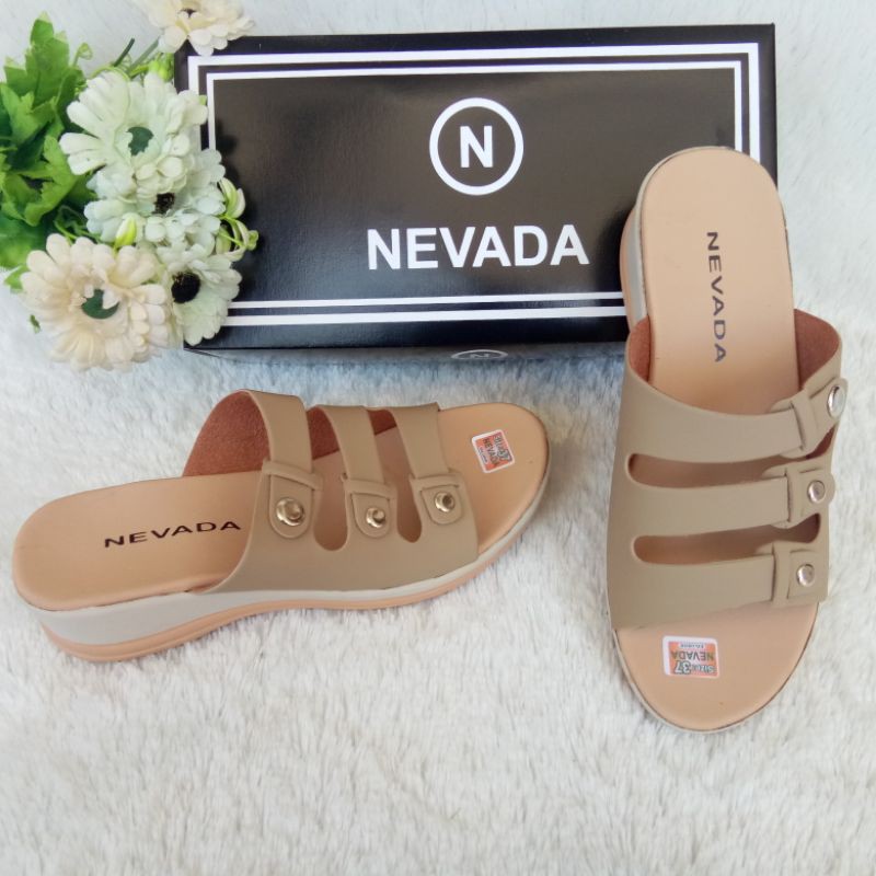 Sandal Wanita Wedges Slop NVada ST