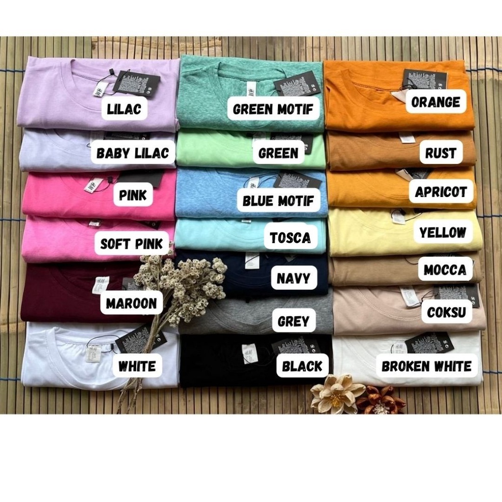 KAOS POLOS LENGAN PENDEK KATUN