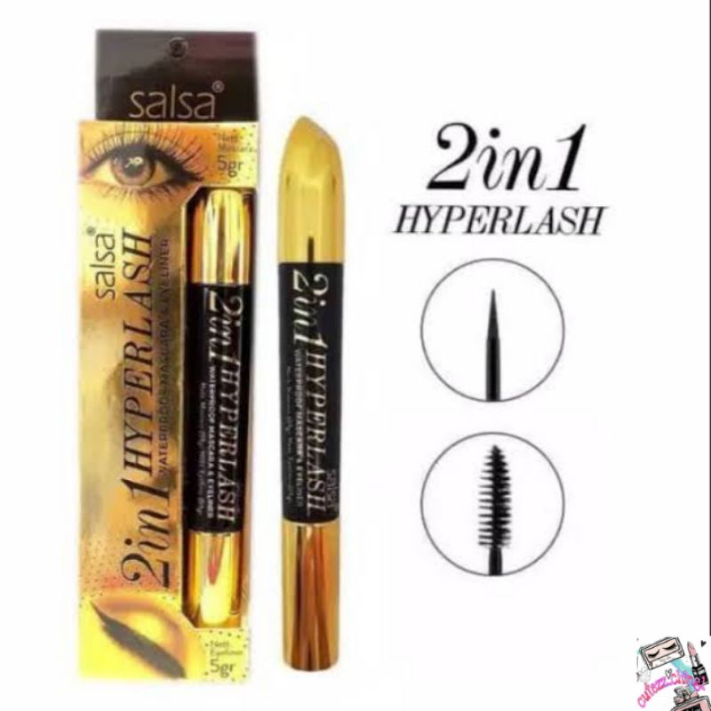 ☃Cutezz_Ching1☃Salsa 2In1 Hyperlash Mascara &amp; Eyeliner