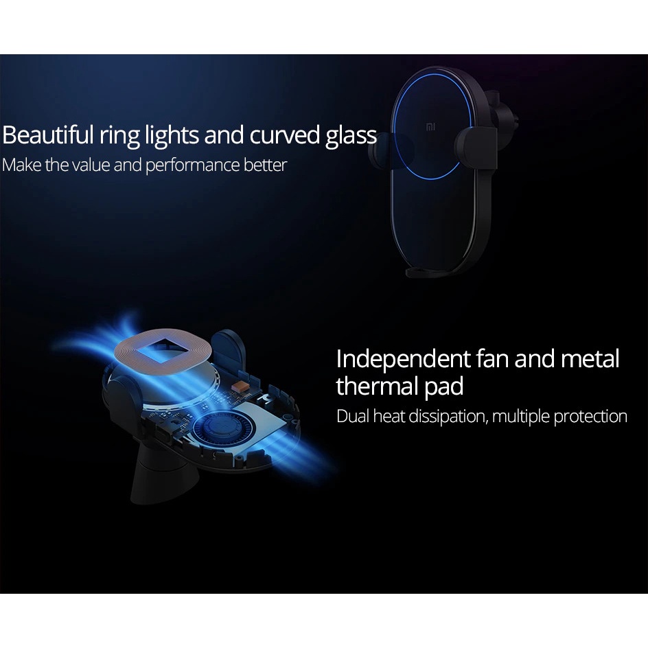 Xiaomi Mi Qi Wireless Car Charger 20W Infrared Fast Charging Holder