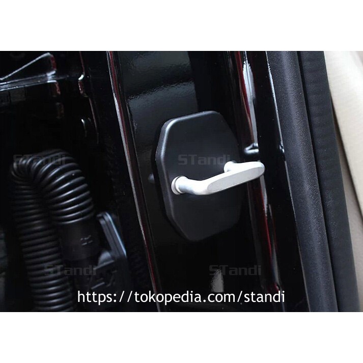 Car Door Lock Cover untuk Mobil Mercy Mercedes Benz C120 C200 E200