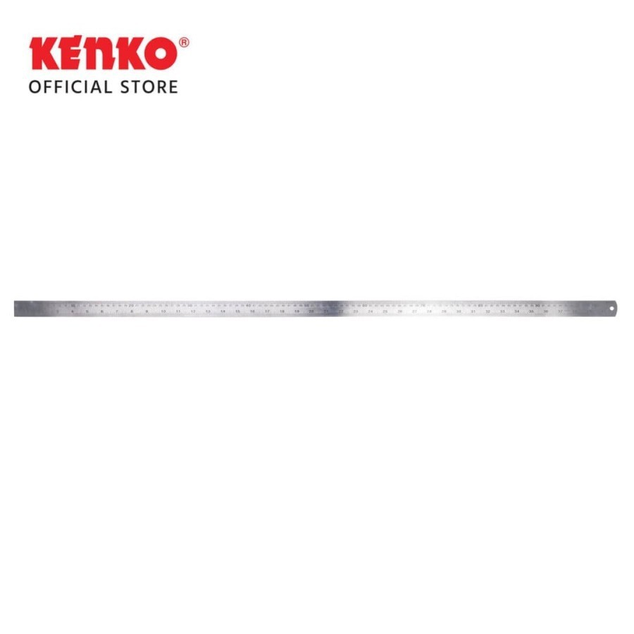 

Stainless steel ruler / penggaris besi Kenko 100 cm