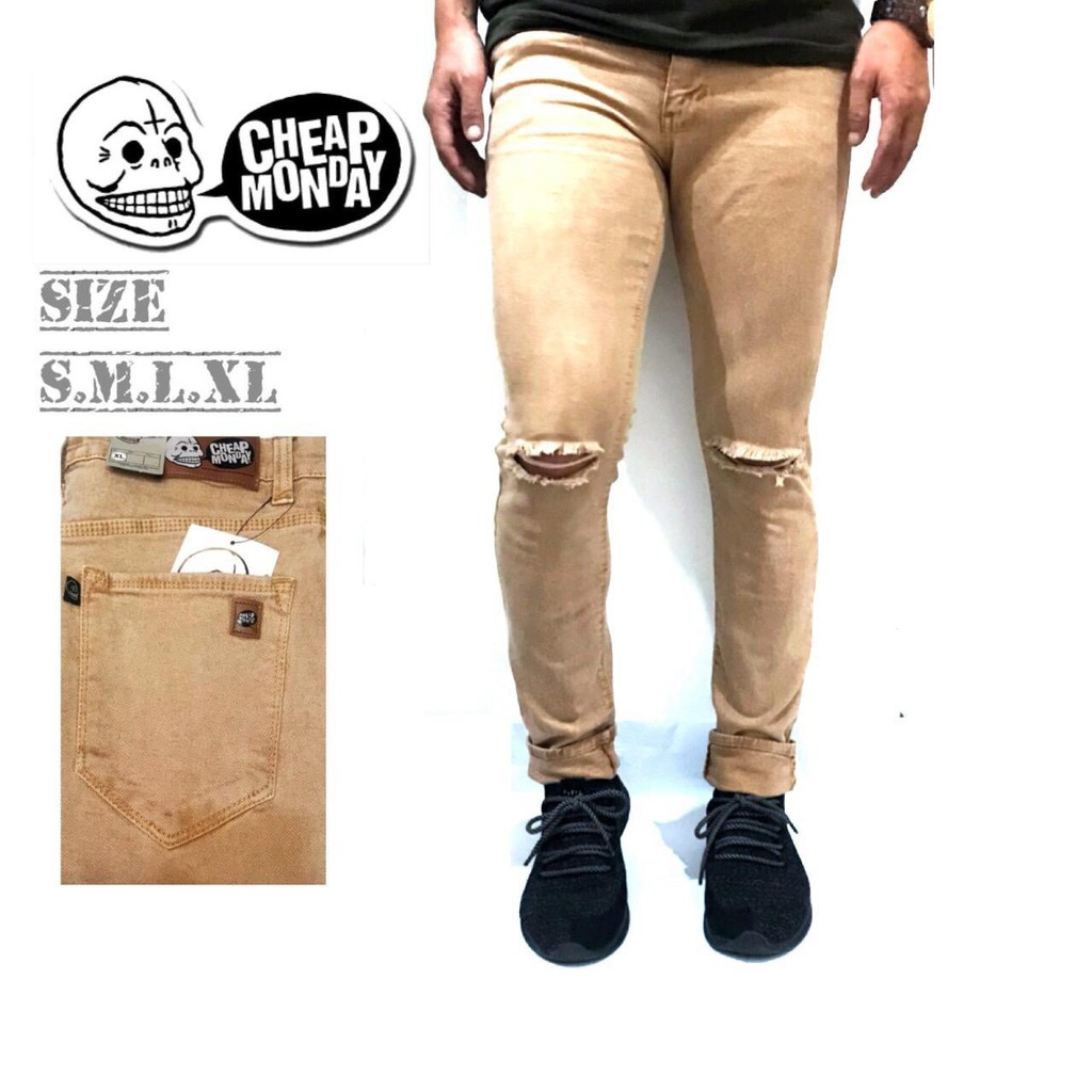 Jeans pensil / skiny / slimfit pria