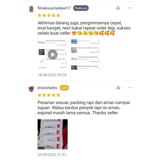 Tespek One Step Urine Pregnancy Test Pack Strip Tes Hamil Tespack Kehamilan Onemed