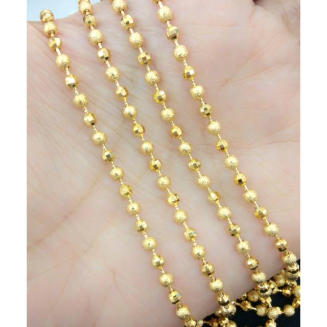 Kalung rantai merica lapis emas gold kombinasi/ kalung Xuping /kalung leher