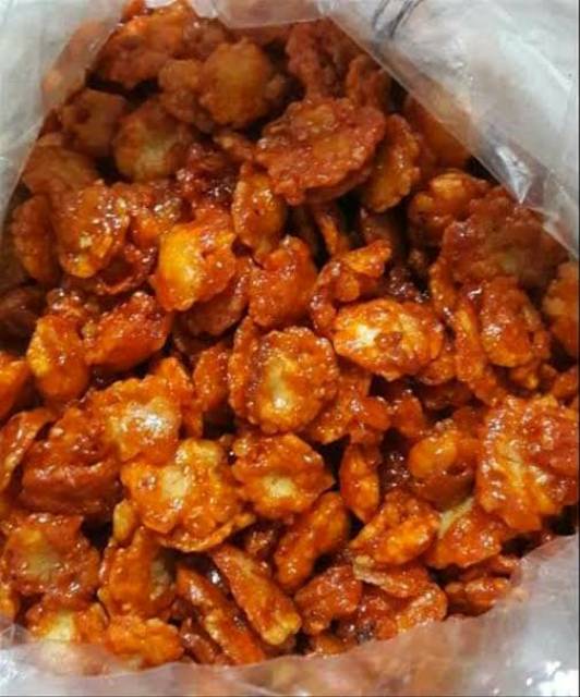 

Emping Melinjo Pedas Manis Makanan Ringan Keripik Emping Manis Pedes 250 gram