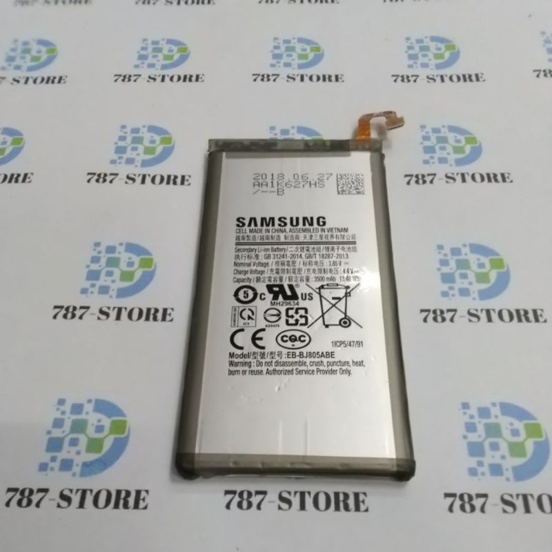 BATRE BATERAI BATTERY SAMSUNG A6+ J8 EB-J805ABE ORI COPOTAN BEKAS