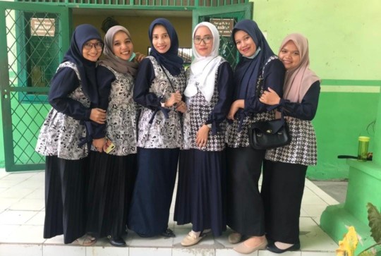 Tey-17 Batik Wanita Asj Sa Hrb026 Kenongo Kemeja Tosca Pendek