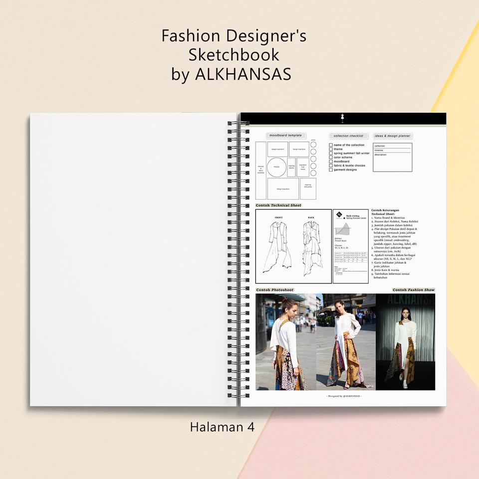 

Alkhansas - Buku Gambar Fashion Designer (Fashion Designer's Sketchbook) Volume 8 CnF ||Tinggal@pilih