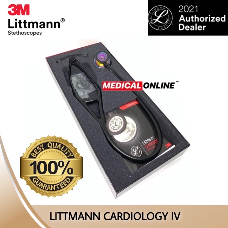 3M STETOSKOP LITTMANN CARDIOLOGY IV BLACK RAINBOW 6165 LIMITED EDITION LITMAN MEDICAL ONLINE