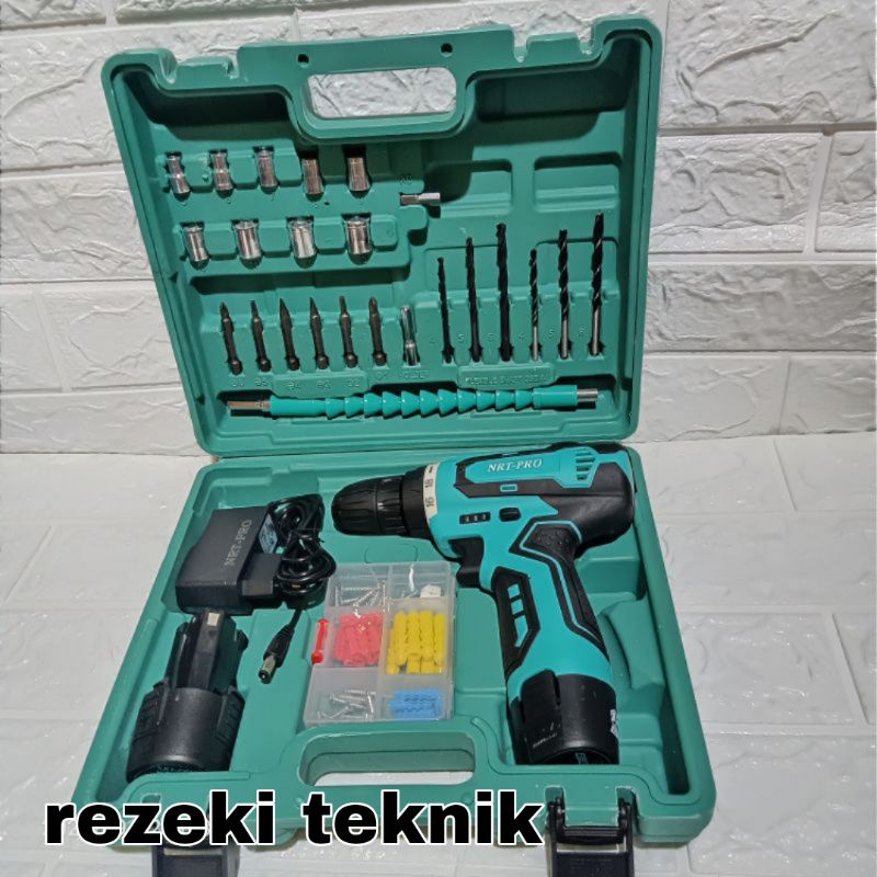 Mesin Bor batrai NRT 12v