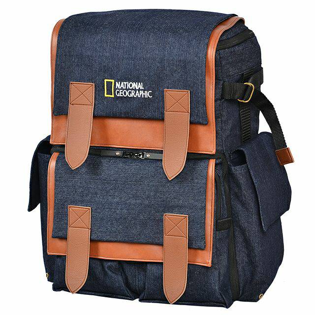 NG W5071 Blue Jeans Ransel tas Kamera DSLR Profesional
