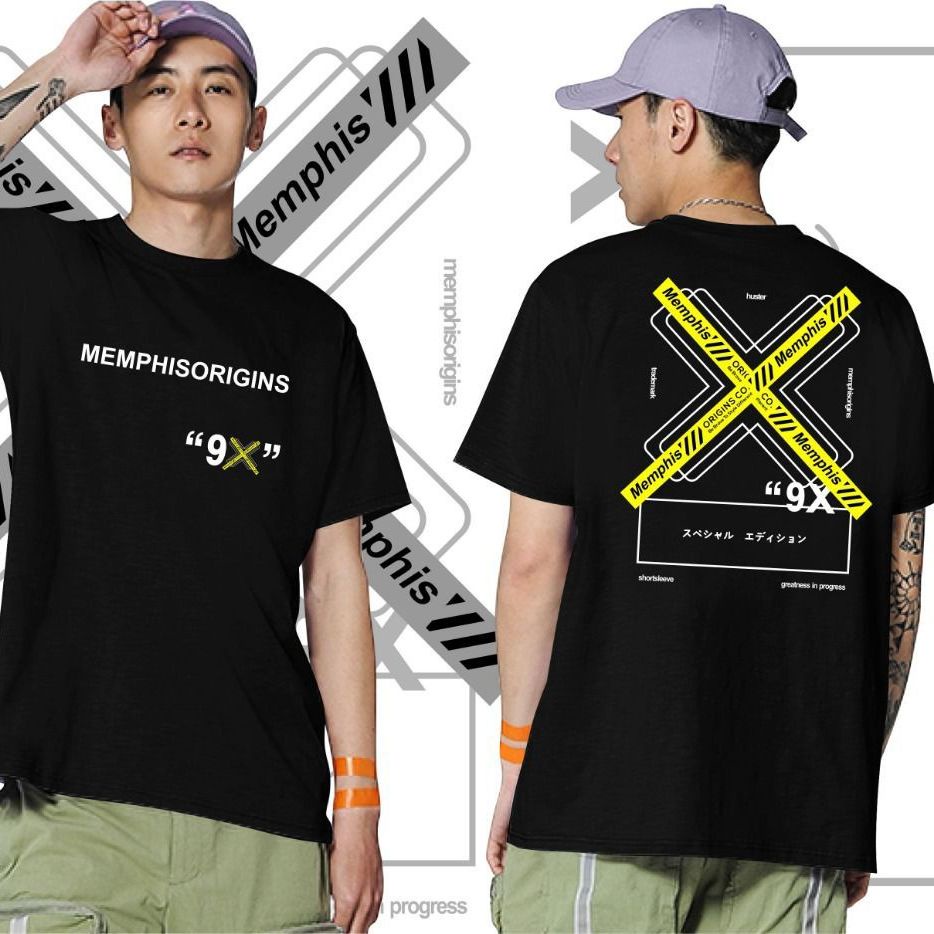 Kitting_KAOS T-SHIRT ATASAN PRIA/ BAJU KAOS MEMPHIS ORIGINS/KAOS TERBARU/ KAOS OFF WHITE/BAJU DISTRO