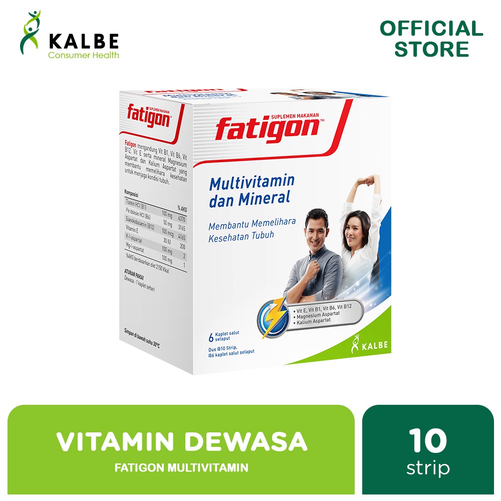 Fatigon Multivitamin 1 Box isi 10 Strip