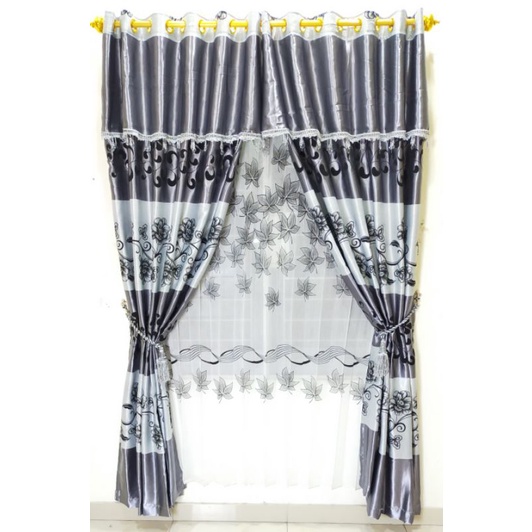 Gorden Blackout motif floking abu gorden blackout poni New