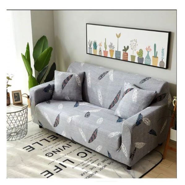 TokoMuda Hot New Cover Sofa 2 Seater + FREE SARUNG BANTAL