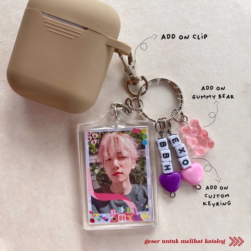 [READY] EXO Acrylic Keychain Candy Keyring / Gantungan Kunci Akrilik KPOP EXO