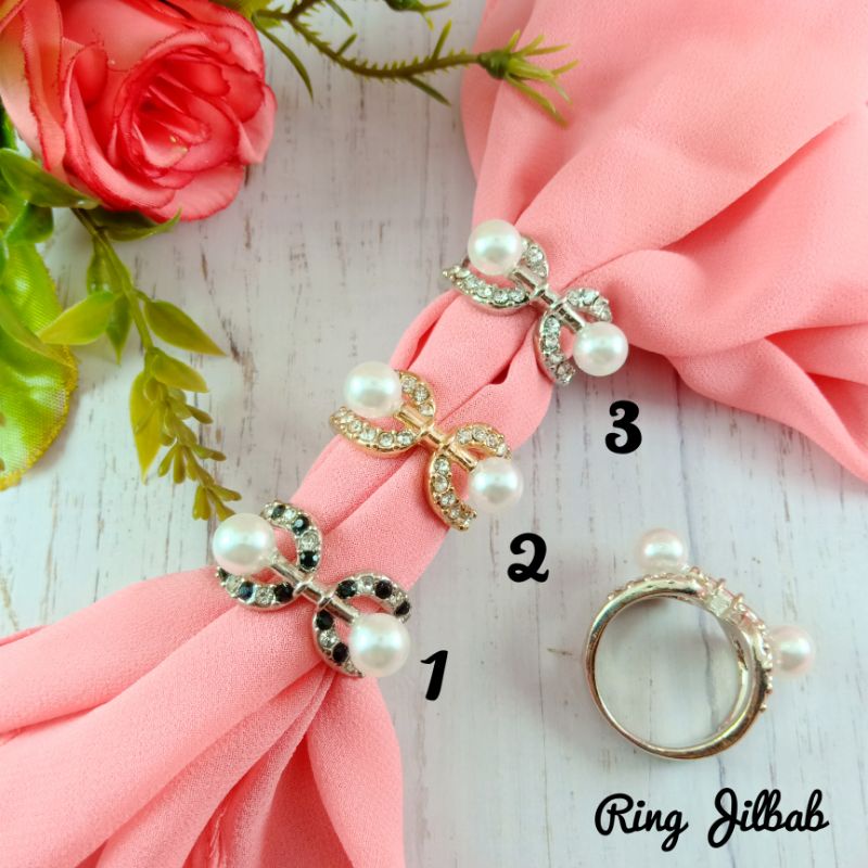 Ring Jilbab Kolong jilbab Mutiara