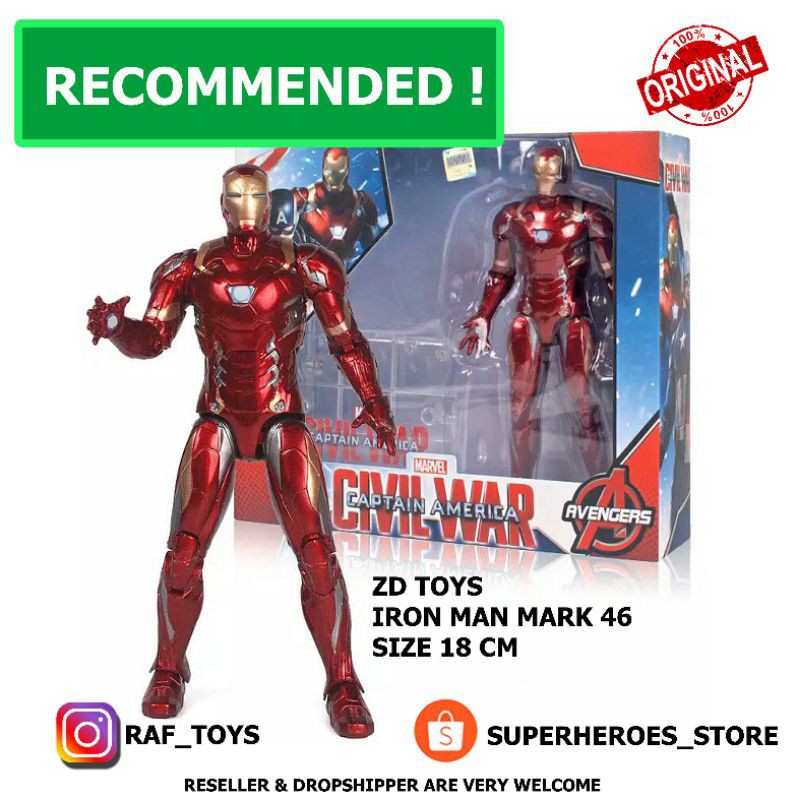 ZD Toys Iron Man Mark 46 original