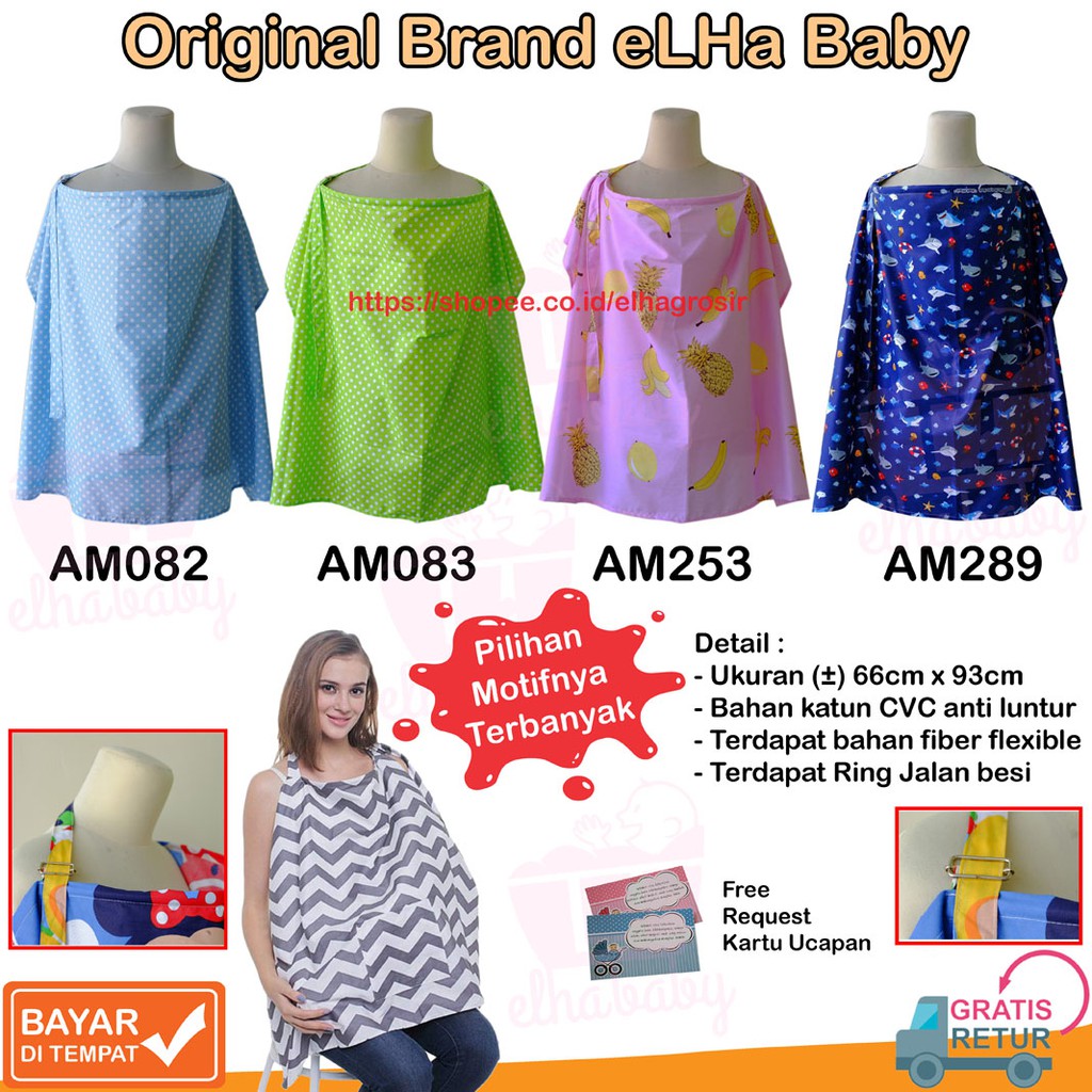 Celemek Apron Perlengkapan Bayi Perlengkapan Bayi Baru Lahir Baby Gift Set Bayar Di Tempat Kado Bayi-4