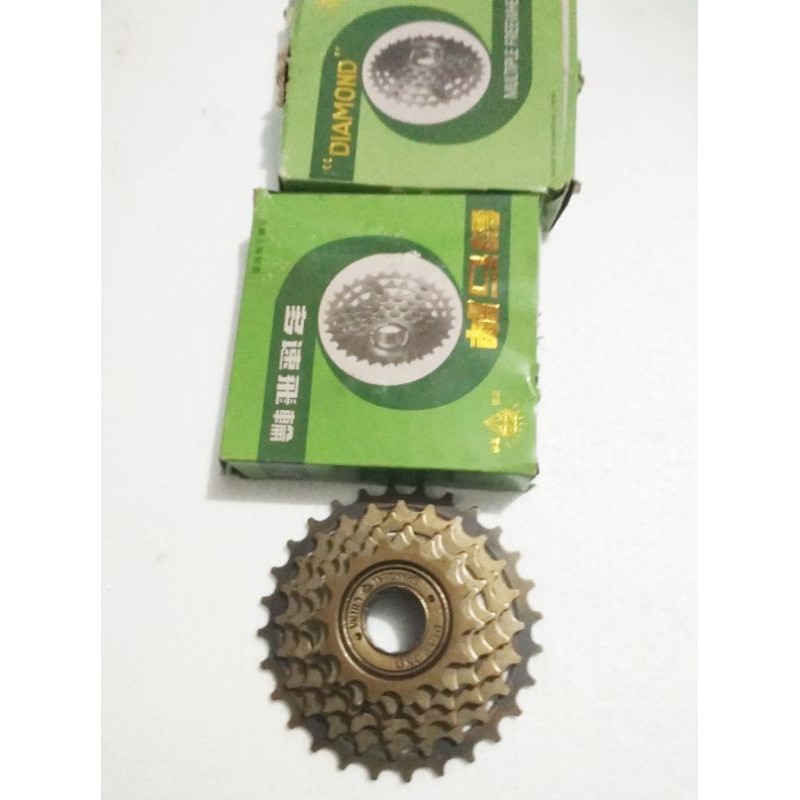 sproket 6 speed ulir diamond