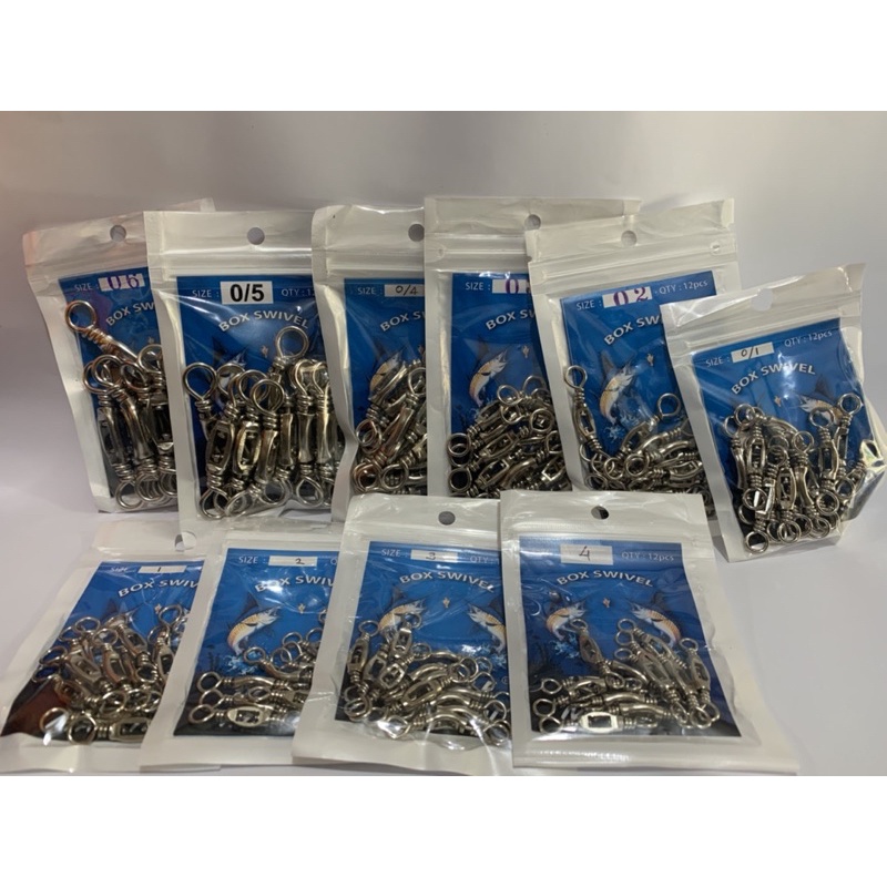 Kili Plat BOX SWIVEL - Double Marlin Brand ukuran kecil