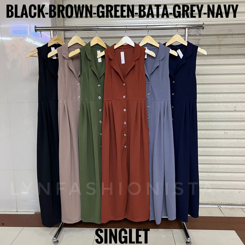 LYNFASHIONISTA-KARDIGAN WANITA MUSLIM PANJANG KANCING HIDUP/AURA