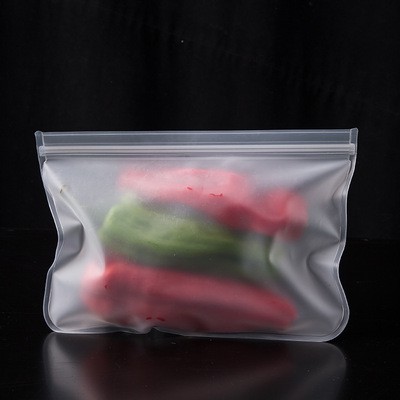 PLASTIK KULKAS PENYIMPANAN TEBAL ZIPLOCK BURAM REUSABLE SILICONE SILIKON POUCH BAG TAS MAKANAN VACUUM ZIPPER KEDAP UDARA Quality BAHAN EVA Menjaga Kualitas AIKO