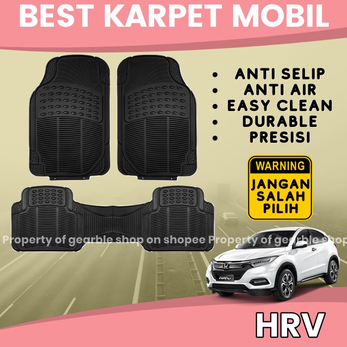 KARPET MOBIL HRV ALAS LANTAI MOBIL HRV KARPET HONDA HRV KARPET DASAR MOBIL UNIVERSAL ANTI AIR