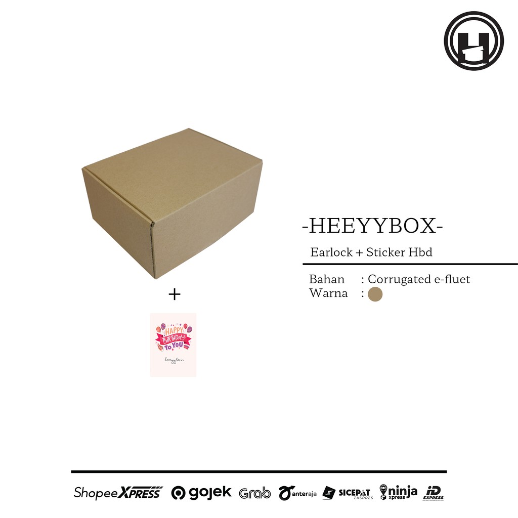 

Sticker "Happy Birthday" Box Set Untuk Hampers, Kado, Gift, Hampers bisa beli satuan siap kirim