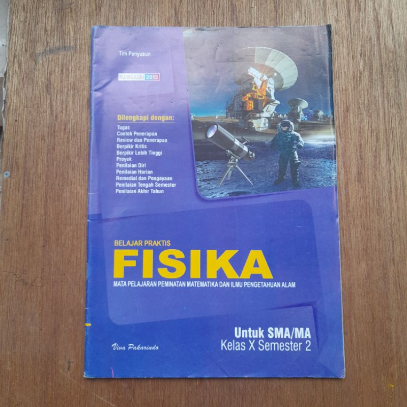 Buku Belajar Praktis FISIKA Kelas X (10 SMA/MA) Semester 2 Kurikulum 2013 (Penerbit Viva Pakarindo)