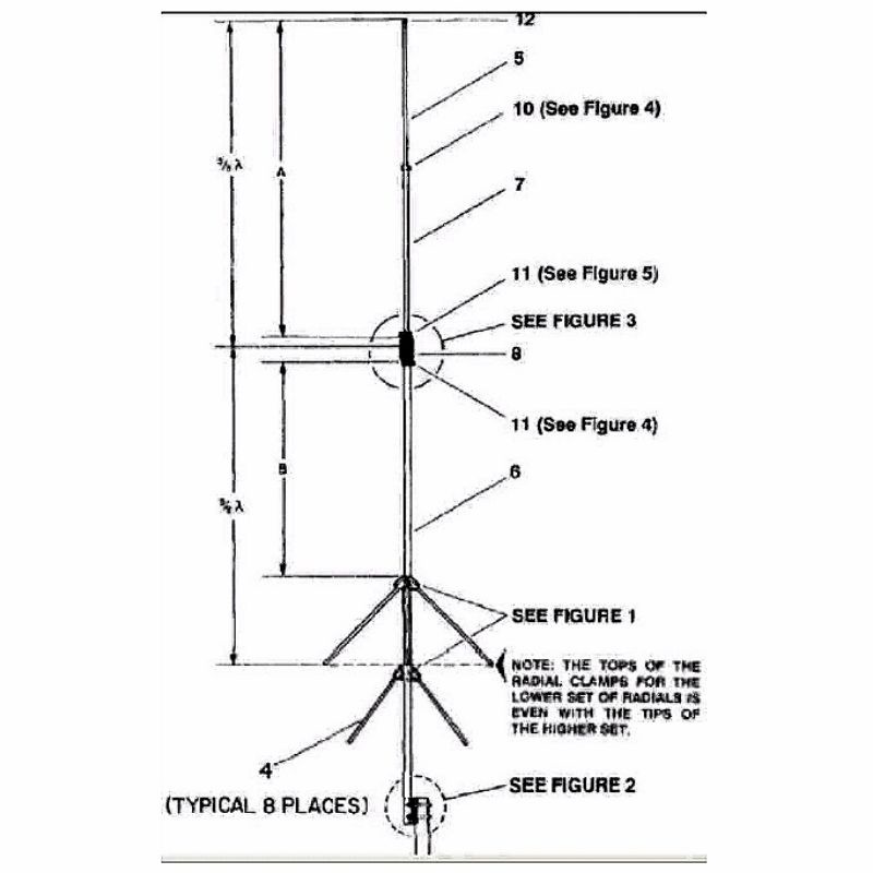 HY-GAIN amatir Antena Telex V2R / HYGAIN Antenna V-2R VHF radio