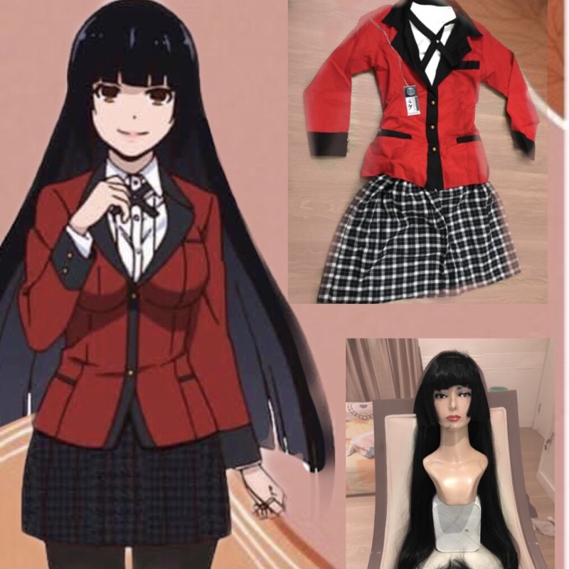 [ SEWA RENTAL PER 3 HARI ] Rental / rent  kostum costume cosplay jabami yumeko BACA SBLM NANYA