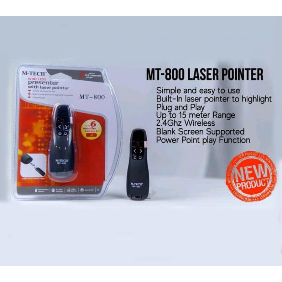 Trend-M-Tech MT800 Original Laser Pointer Wireless Presenter MT-800