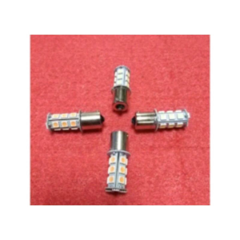 LAMPU SEIN KAKI 1 PUTAR 1156 18 LED 24volt kedip