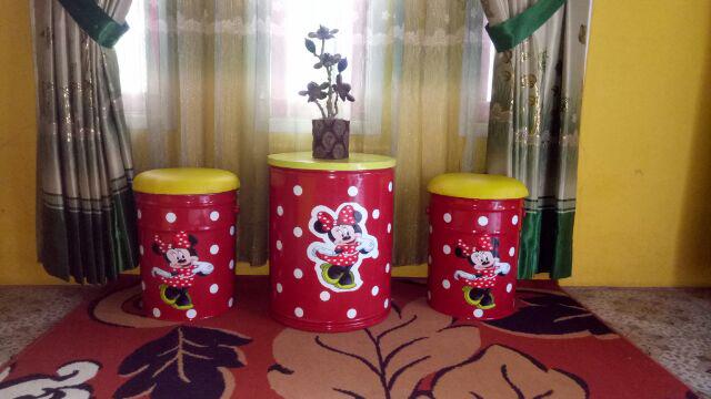 Kursi Tong Hello Kitty/doraemon