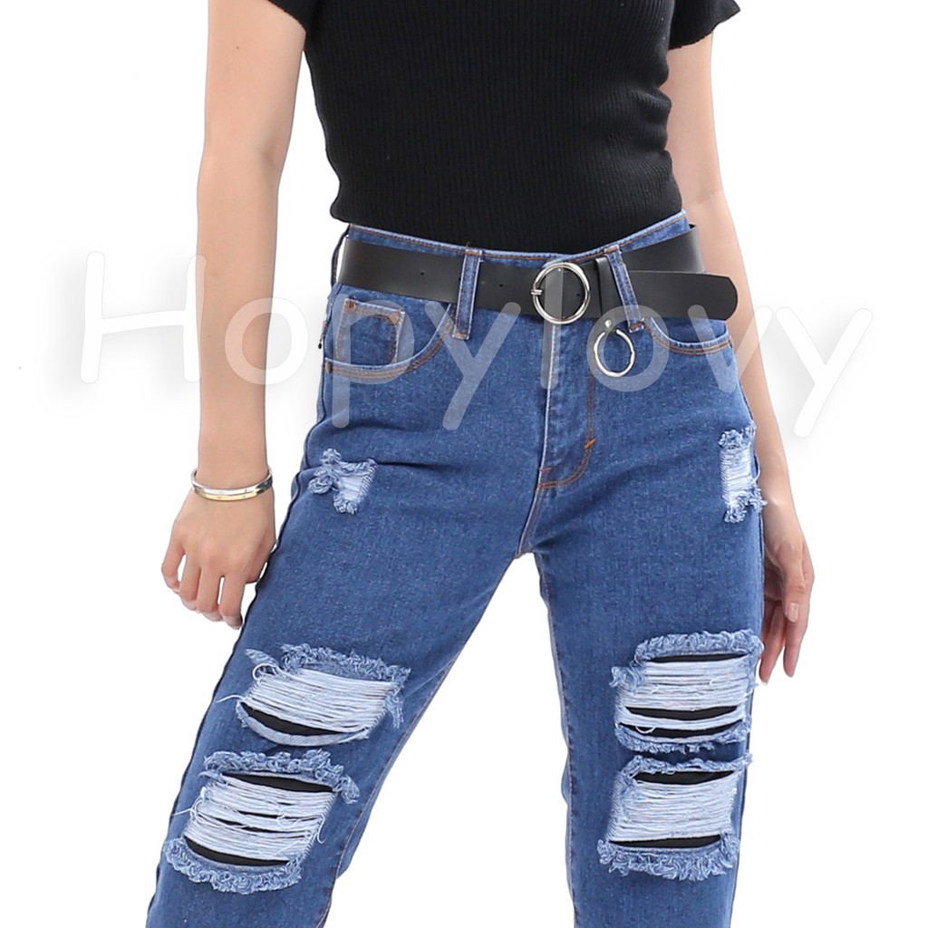 HOPYLOVY - Ikat Pinggang Wanita Ring Belt